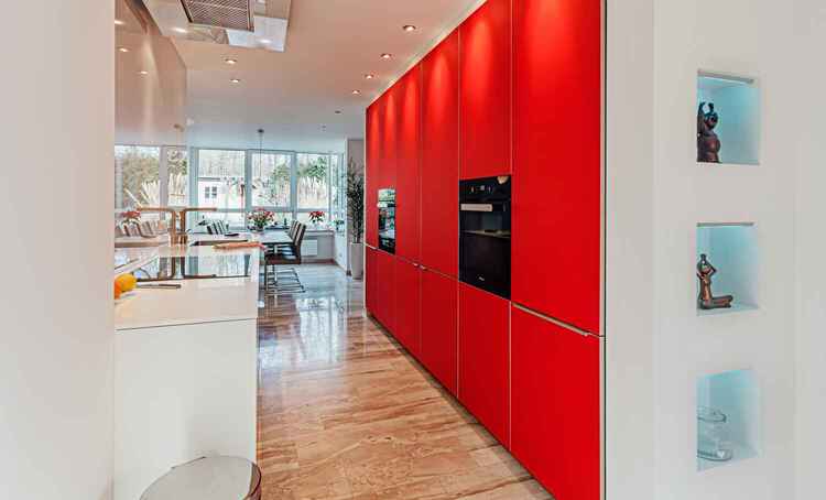 K&uuml;chenplanung die Weite und Verbindungen schafft